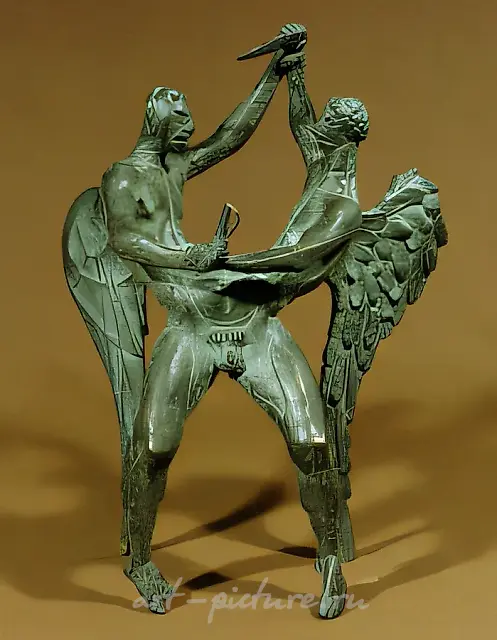 Siamese Twins, 1996, bronze, H=40 cm