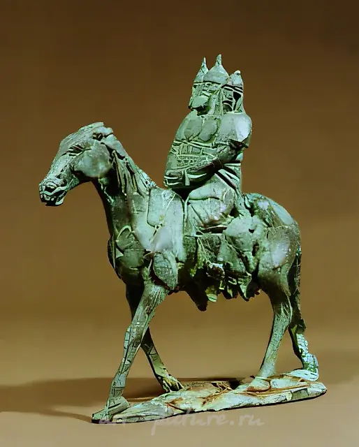 Three Heroes, 1996, bronze, H=35 cm