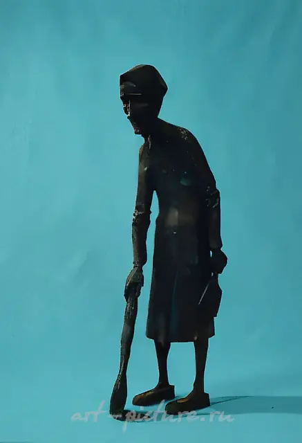 Money, 1988, steel, height 60 sm