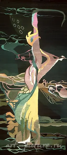 献给弗雷迪·默丘里的纪念，1992年，手工织造，120x260。作者自藏。