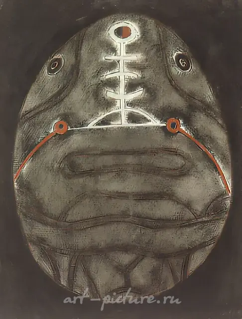坦娅肖像，1987年，纸本，炭笔，赭石粉，85×65厘米