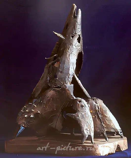 母狗，1991年，青铜，三部分，60x45x30厘米。归作者所有。