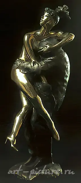 Kidnapping, 1989, bronze, 30x12x10