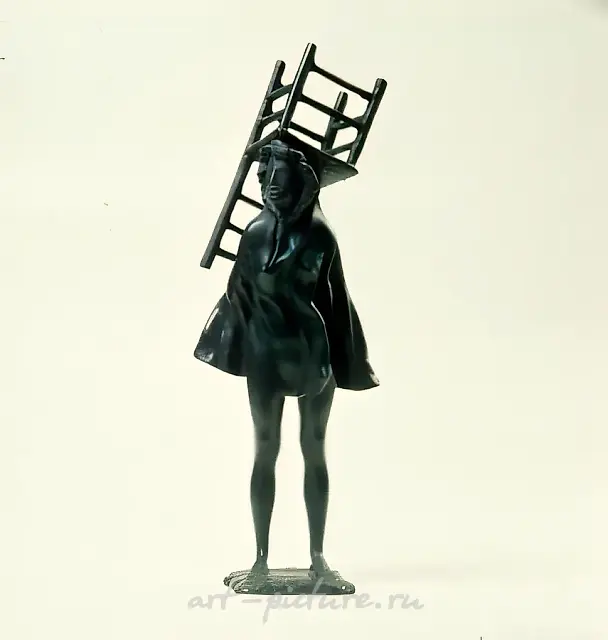 光彩照人的女士，1994年，青铜，32 x 23 x 18