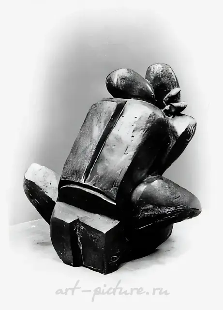 Two, 1991, bronze, 52x65x36. Author`s property