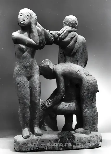 Bath-house, 1975, stone, 40x50x20. Author`s property