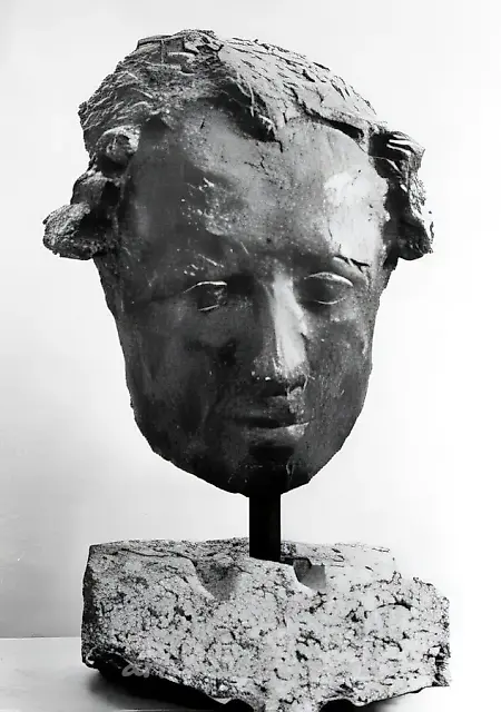 Mozart. Mask., 1981, bronze, 45x25x20 Author`s property