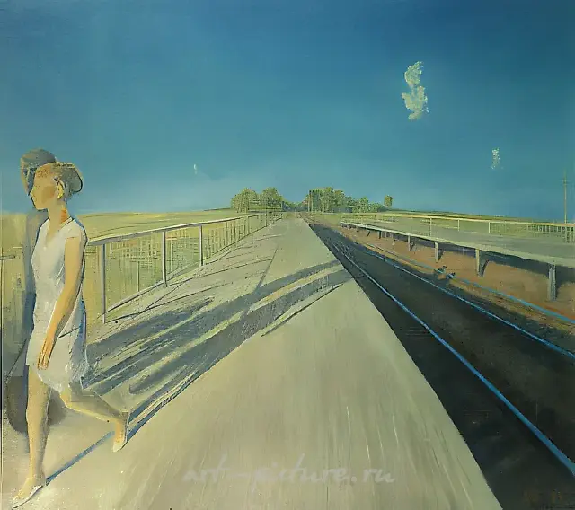 Stillness, 1973, canvas, oil, 101х111