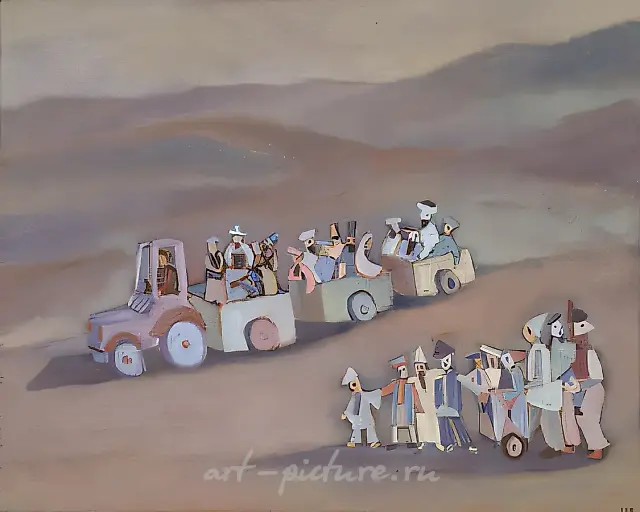 Purim, 1991, canvas, oil, 100x120 Private collection of N. Berman. Alon-Shvut-Israel
