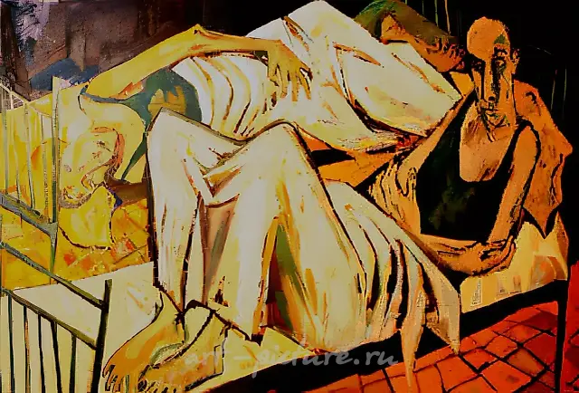 医院，1987年，布面油画，140×200