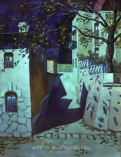Autumn in the Crimea, 1990, oil on canvas, 70x50 Author`s property