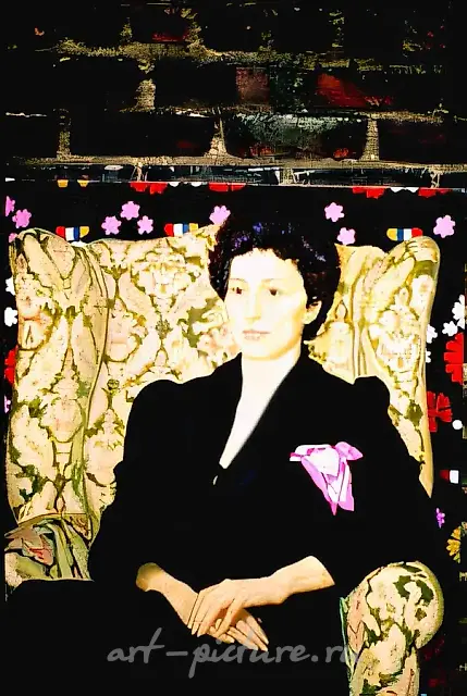 Portrait of Barbara, 1991, canvas, oil, 80x75. Private collection. USA