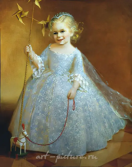 范妮-卢·本茨肖像，1993年，布面油画，100x80厘米，私人收藏