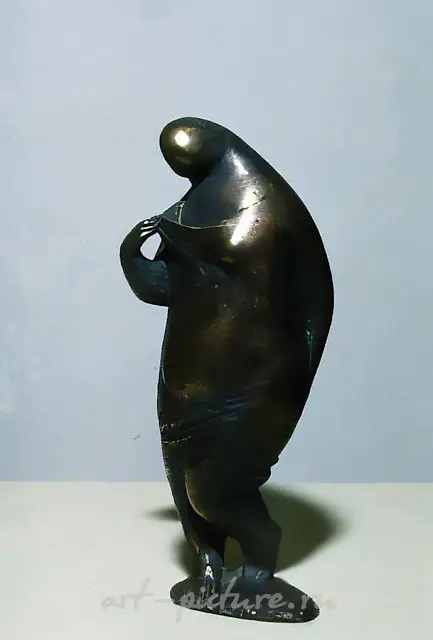 杨絮，1993年，青铜，高18.5厘米