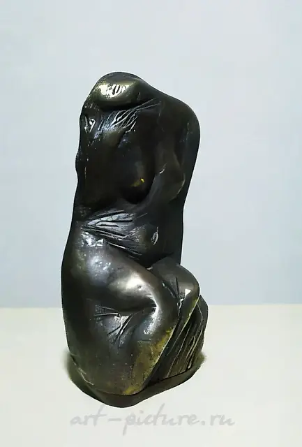 孤独，1993年，青铜，高20厘米