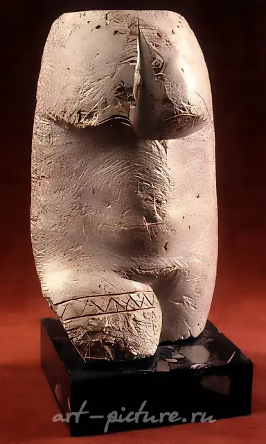 Woman`s torso, 1993, stone, 31х18х18