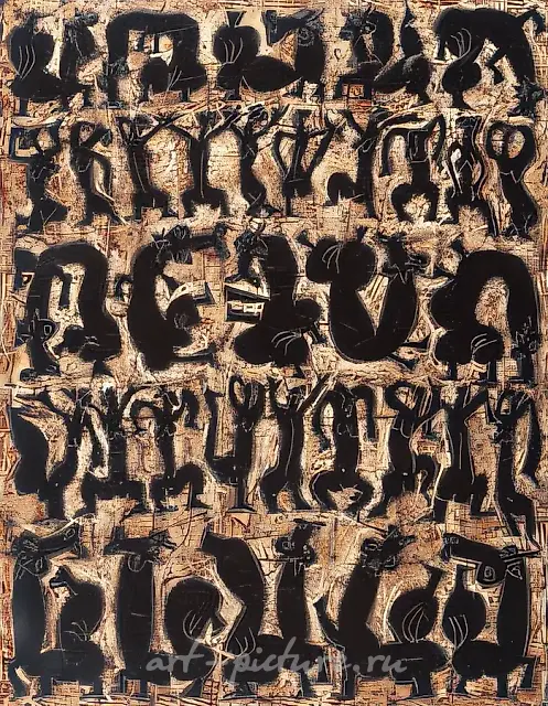 Wind, 1993, canvas, oil, 116.7x90.9