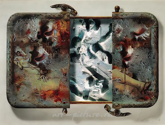 Пенал с кокаином, 1999, Холст, масло, 120 Х 160