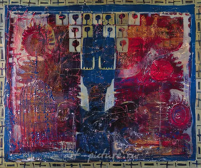 爱神，1997年，布面油画，100×120