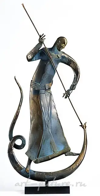 圣乔治，2000年，青铜，102x40x18