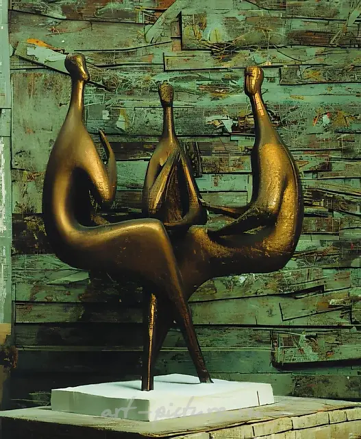 三位一体，1992年，青铜，120x90x80