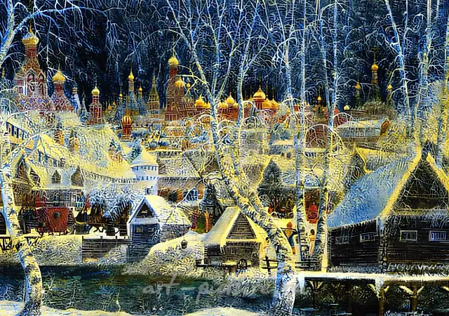 Neglinka., 1994, mixed media, 71x100