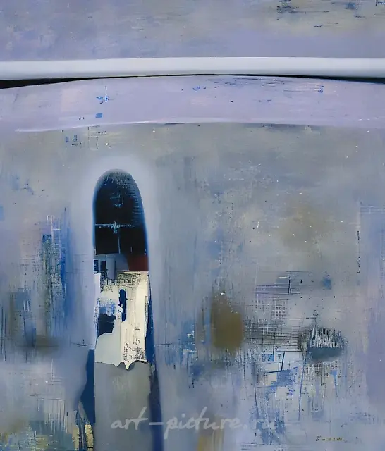 Window., 1997, hardboard, collage, 70x55