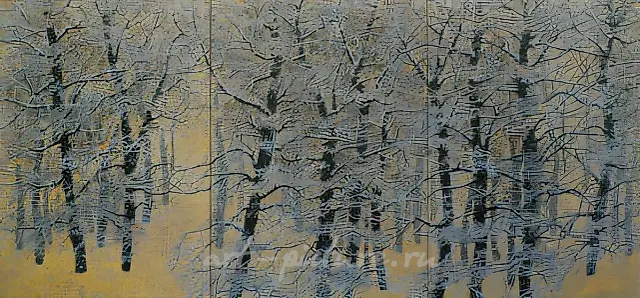 Сумерки, 1996, масло на холсте, 70x150