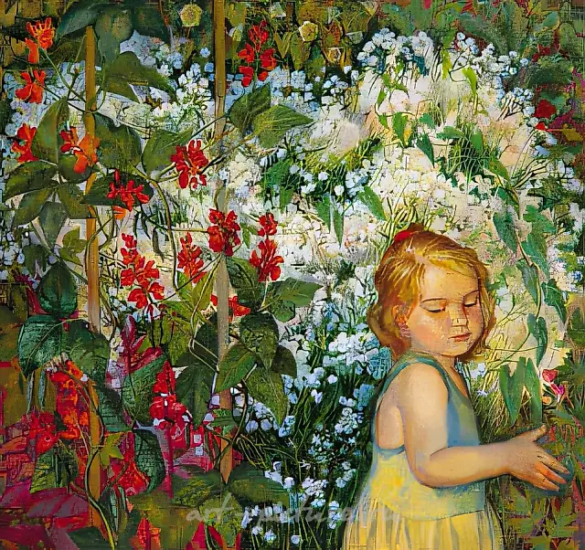 夏日旋律，2000年，布面油画，85x90