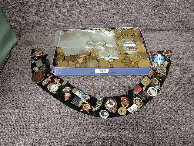 Medals, coins