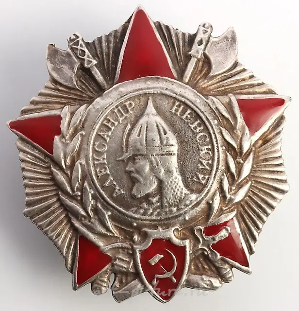 Советский серебряный орден Александра Невского