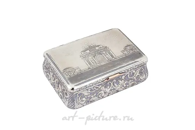 A Nicholas I mid-19th century Russian 84 zolotnik silver and...