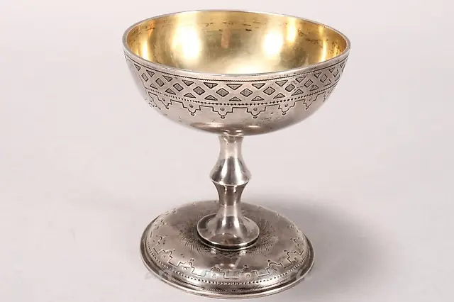 19th Century Russian Silver Beaker