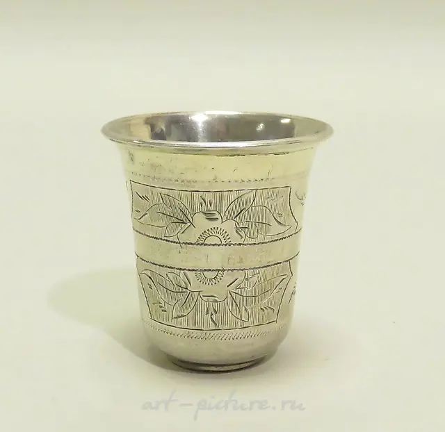 Русская серебряная чаша