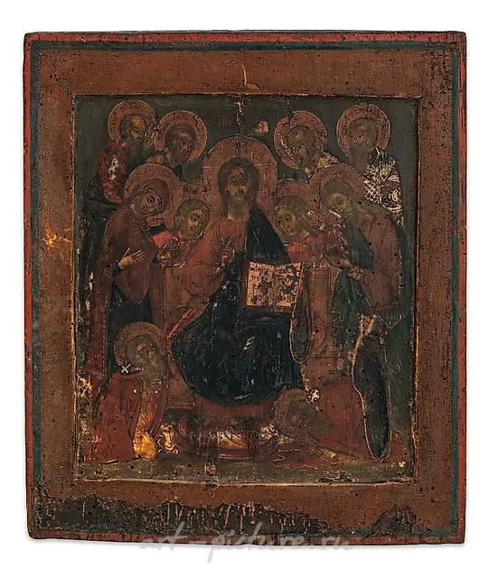 Икона "Деисус", Россия, XVIII век