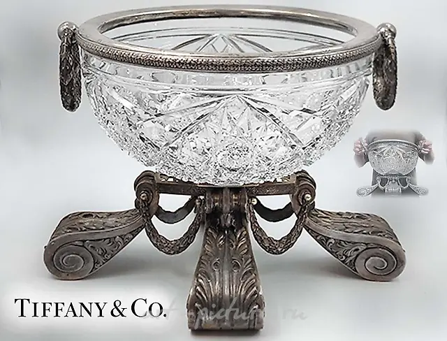 Крупная серебряная посуда Tiffany and Co. XIX века
