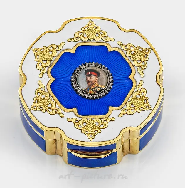 Decorative Enamel Box