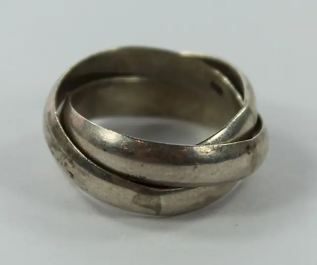 Russian Sterling Silver (925) Wedding Ring