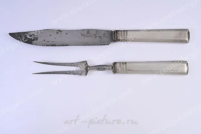 TRAVEL CUTLERY SET.
By KHLEBNIKOFF, Moscow, before...