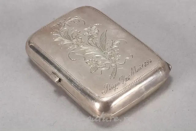 19th Century Russian Silver Coin Purse