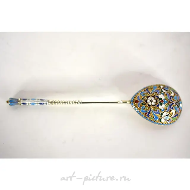 Russian Silver 84. Moscow. A rare spoon c 1893. Cyrillic mark...