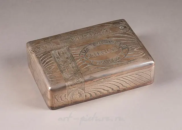 A SILVER PENCIL CASE