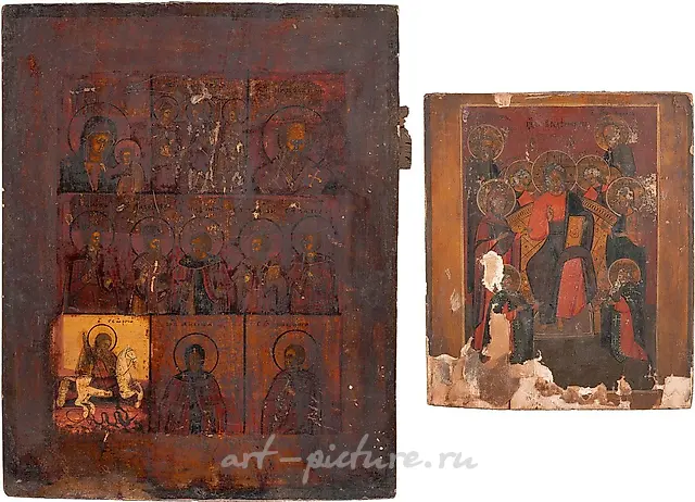 Икона с изображением Деисуса