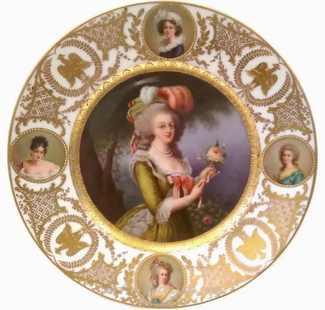 19TH C. ROYAL VIENNA PLATE SIGNED WAGNER