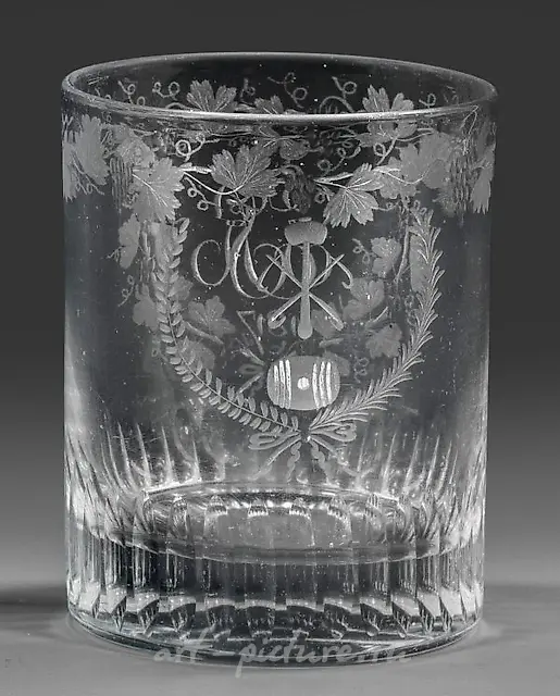 Empire guild beaker with the coat of arms of the coopers (bottlers)