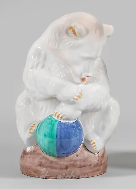 弗朗茨·巴尔维格的《带球的熊》