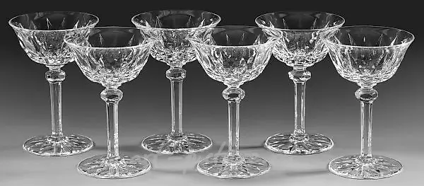 Sentence of six Saint-Louis Champagne glasses "Provence"