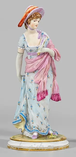 扇子的女士