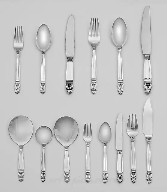 Набор "Acorn" от Georg Jensen: икона скандинавского дизайна