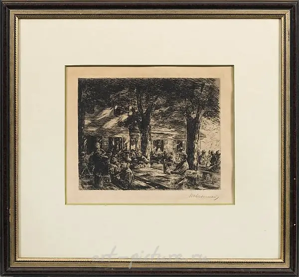 Макс Либерман "Kellergarten в Розенхайме"
